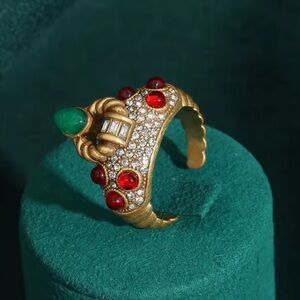 Dynasty Throne Majesty Antique Brass Masterpiece Ring
